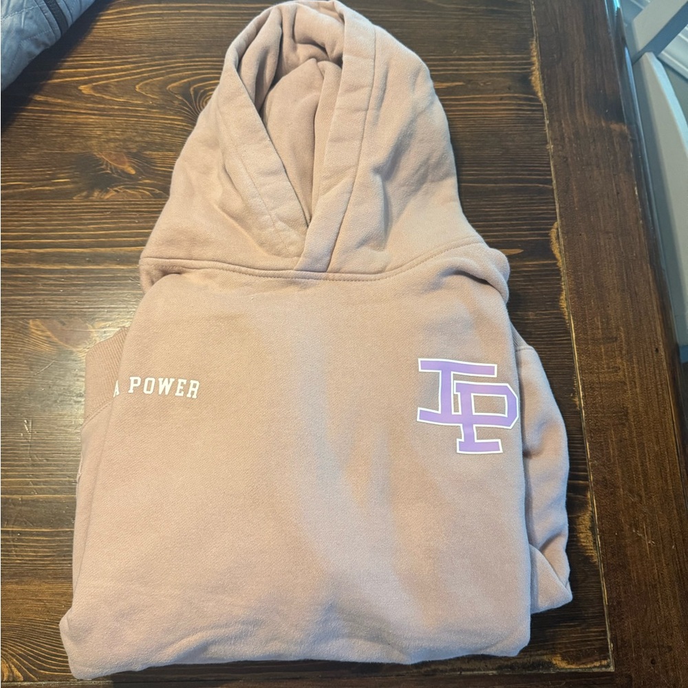 Inaka Power Pink Hoodie with Purple Logo